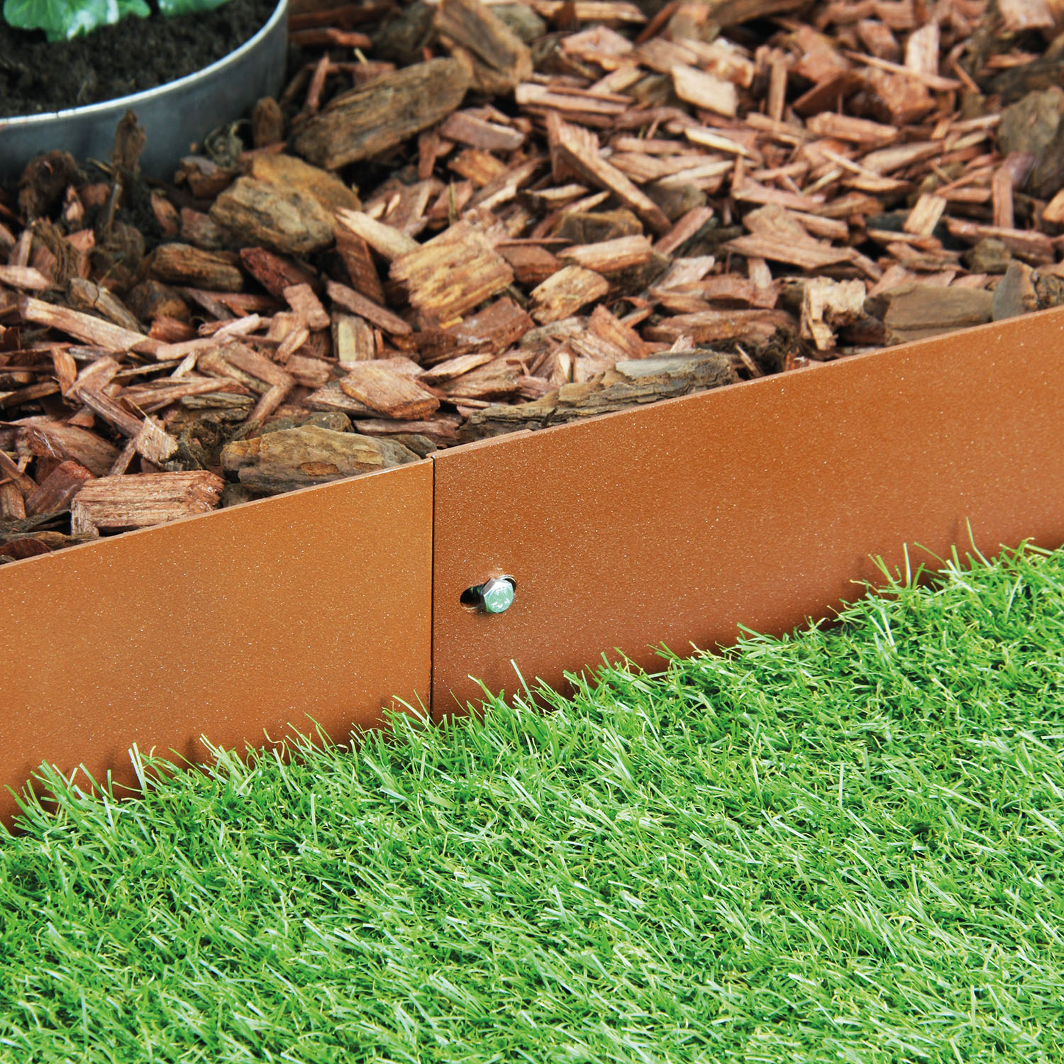 Bordure de pelouse en Corten » SPINA « (set de 2)